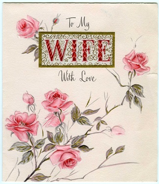 J C Penney Valentine's Day Card to his Wife