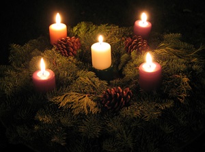 Advent Wreath from the Church of the Ascension