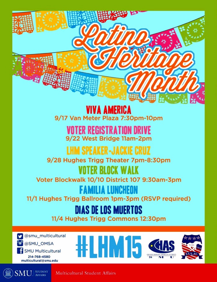 Latino Heritage Month at SMU