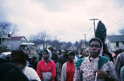 SMU students in the 1965 Selma to Montgomery March - Photo by Loy Williams of SMU