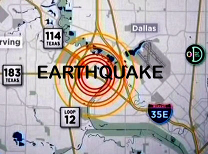 Earthquakes in Irving