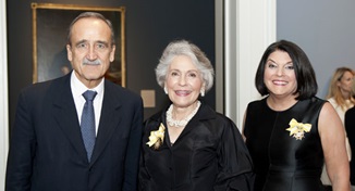 The Honorable Enric Panés, Consul General of Spain; Linda Pitts Custard; The Honorable Janet P. Kafka, Honorary Consul of Spain