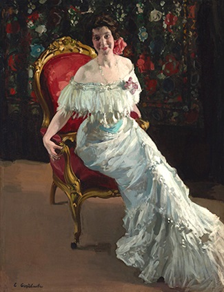 Portrait of Marie Cronin, c. 1906 by Claudio Castelucho y Diana (Spanish, 1870-1927)