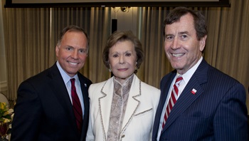 Left to Right: Brad E. Cheves, Ruth Altshuler, R. Gerald Turner