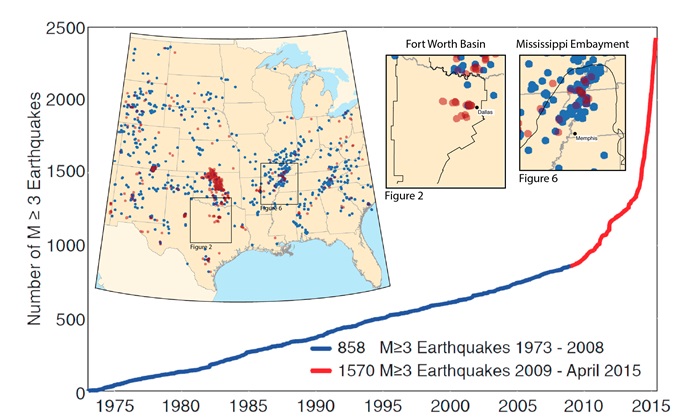 earthquake study map