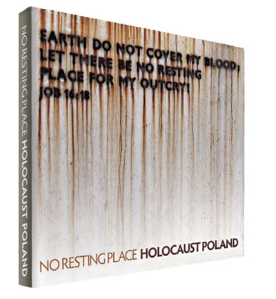 'No Resting Place - Holocaust Poland' book cover