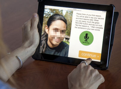 Self-persuasion iPad app spurs low-income parents to protect teens against cancer-causing hpv