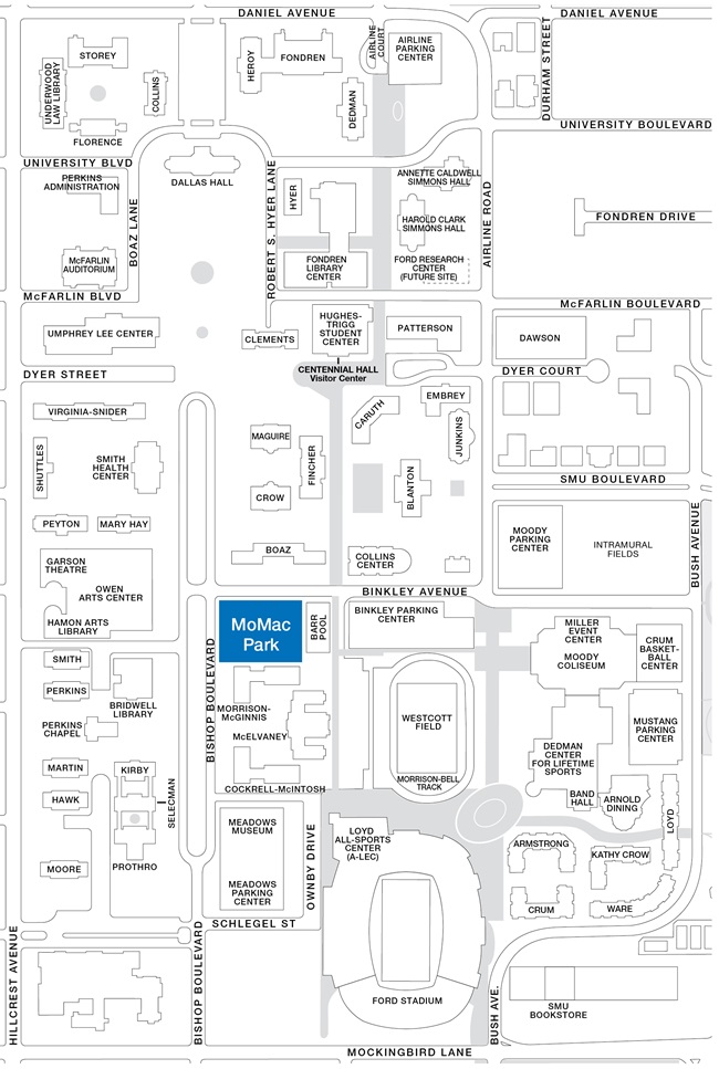 Campus map for lawn displays