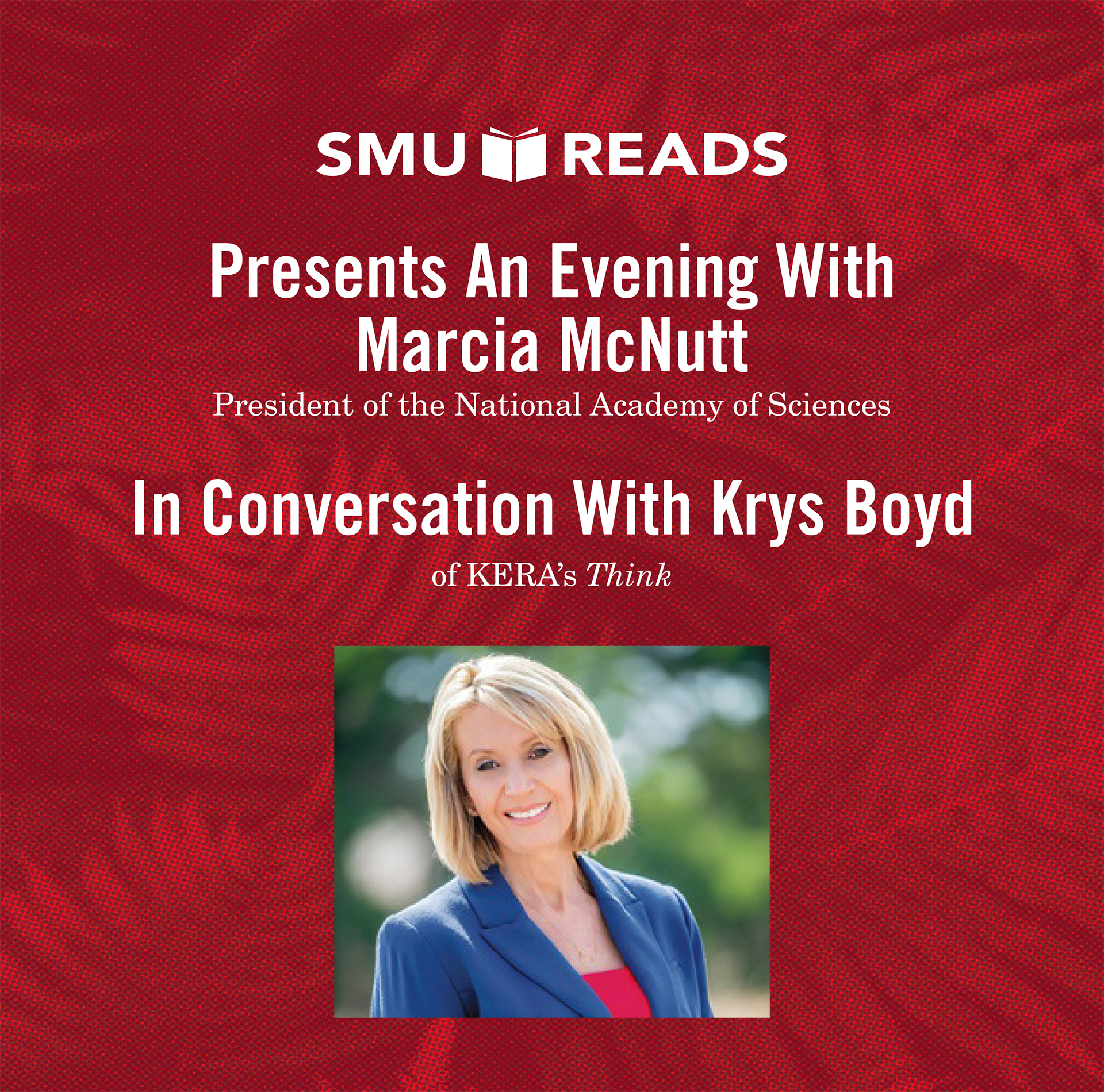 SMU Reads Conversation with Marcia McNutt
