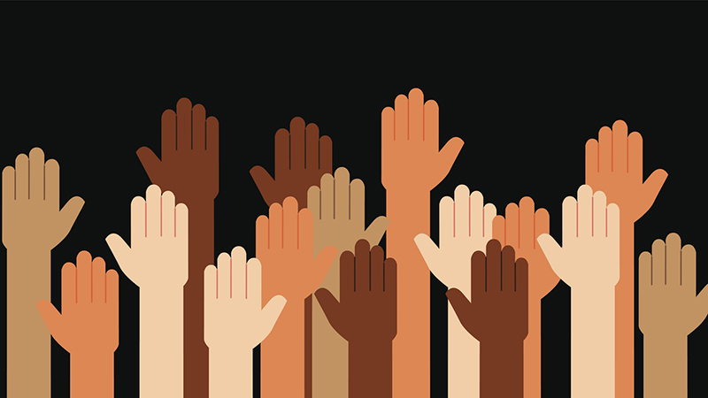 Hands-Raised-Multi-Racial
