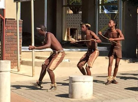 street dancers in Soweto