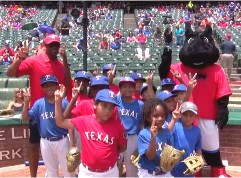 SMU at the Texas Rangers