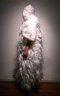 Amy Revier in performance costume