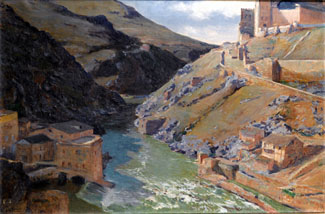 The Tajo, Toledo  by Aureliano de Beruete c. 1904