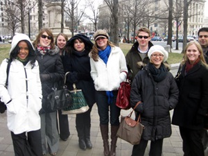 SMU bloggers at the Obama Inauguration