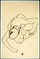 Egon Schiele - Crouching Woman