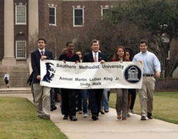 Martin Luther King Unity March at Southern Methodist University