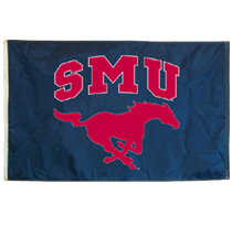 SMU Mustang Flag