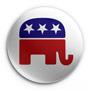 GOP elephant button