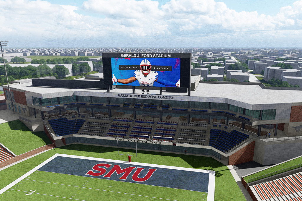 Artist rendering of the Weber End Zone Complex
