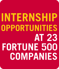 INTERNSHIP OPPORTUNITIES AT 23 FORTUNE 500 COMPANIES