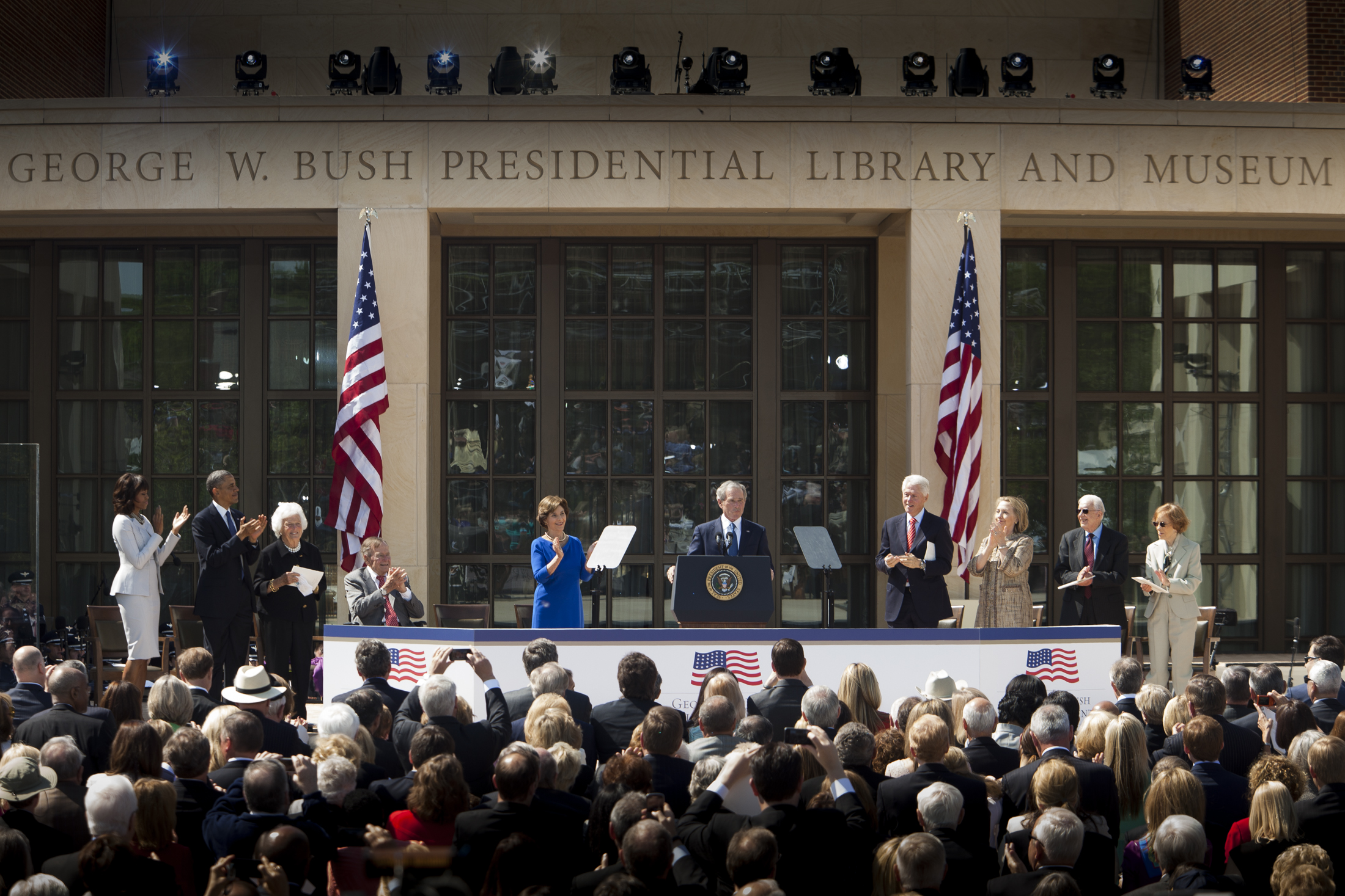 George W Bush Presidential Library Dedication