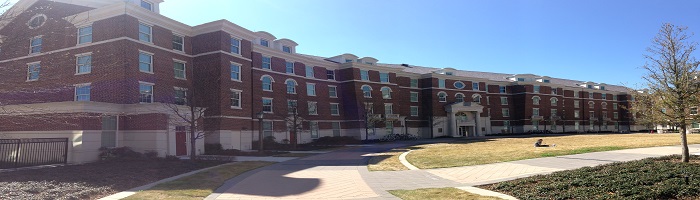 Picture of exterior of Ware Commons