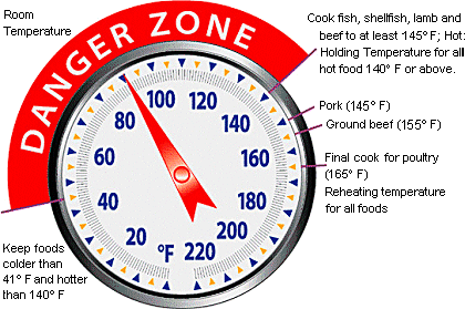 Picture of Temperature Requirements for food