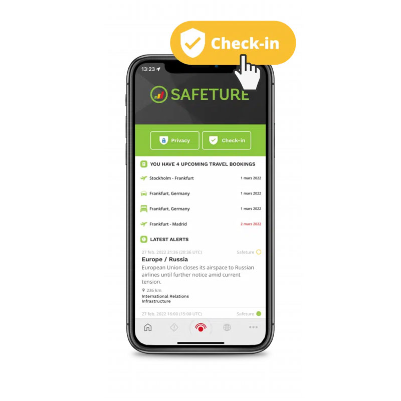 Safeture Check-In