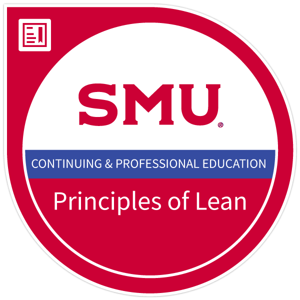 SMU Principles of Lean Badge