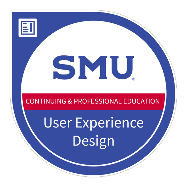 SMU User Experience Design Certificate badge image