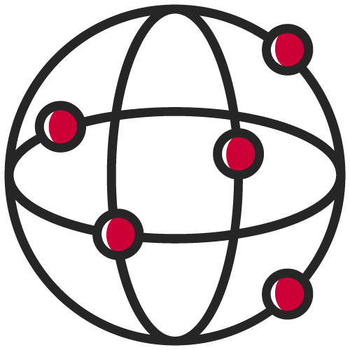 icon of global network