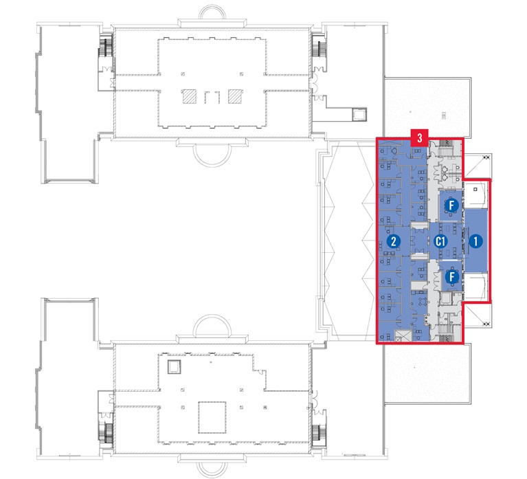 Floor plan level 3