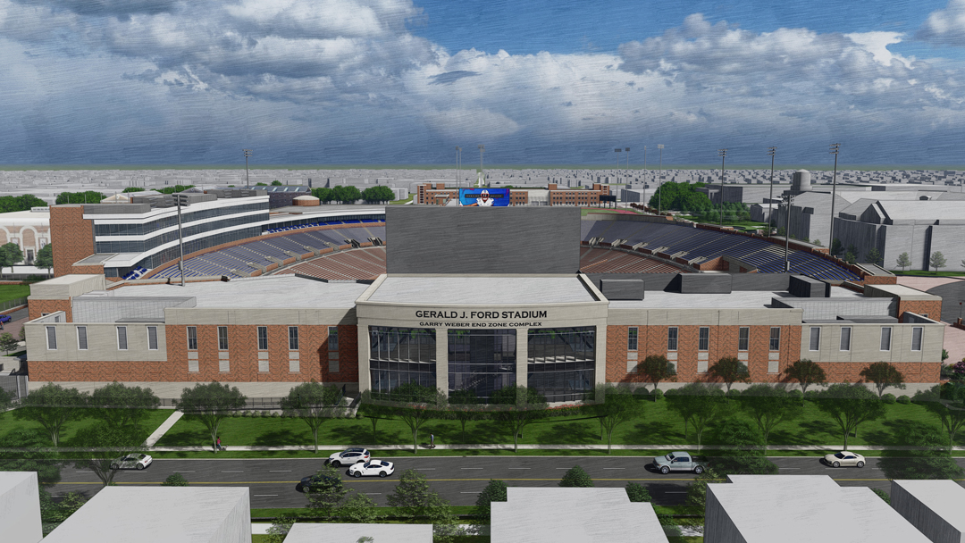 Conceptual rendering of Weber End Zone Complex