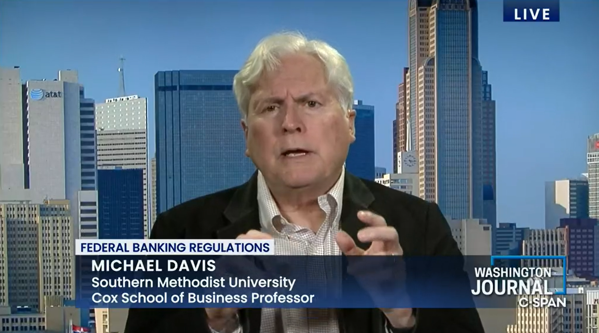 Professor Michael Davis speaks to CSPAN in an interview