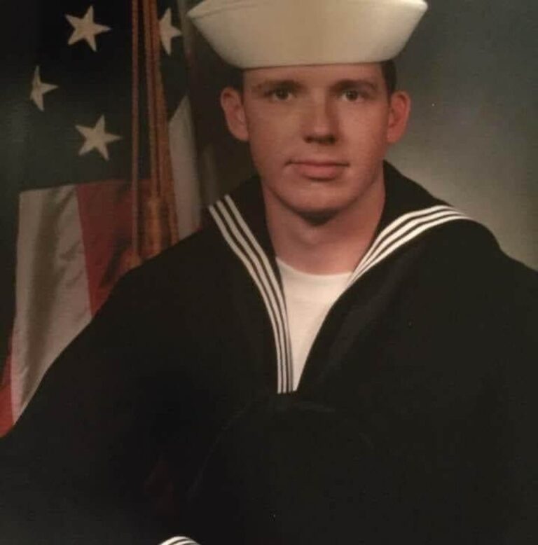 Joe Best in his uniform as a new Naval officer