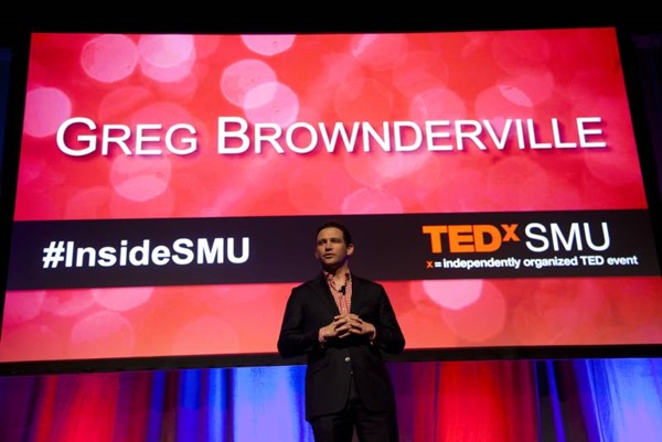 Gregg Brownderville at TEDXSMU