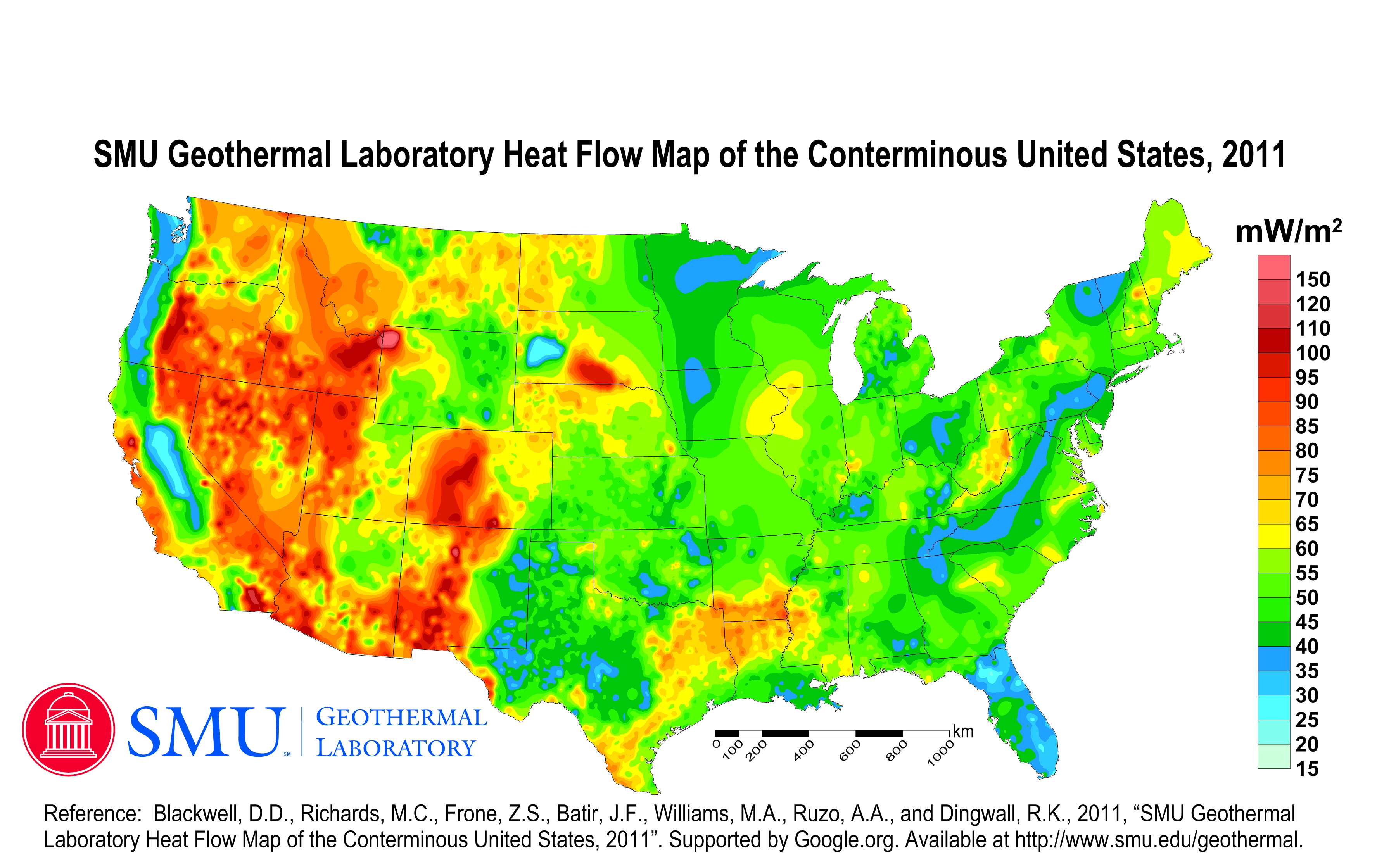 Geothermal Current Maps - Dedman College - SMU