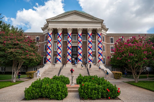 Dallas Hall with Decorations