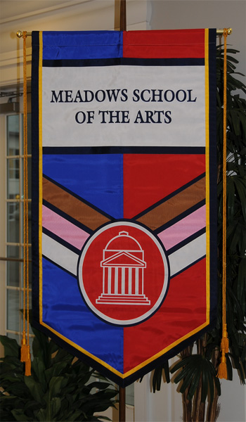 Gonfalon of Meadows School of Arts