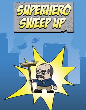 SMU Guildhall 2D Game Superhero Sweep Up