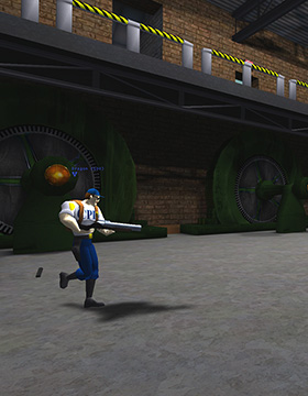 Game screenshot: Burgled