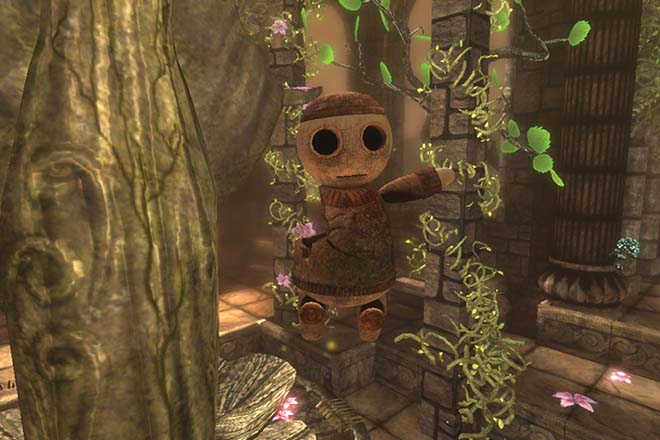 Game screenshot: Arbor character