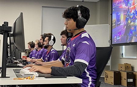 TCU Team at the Iron Skillet Esports Competition