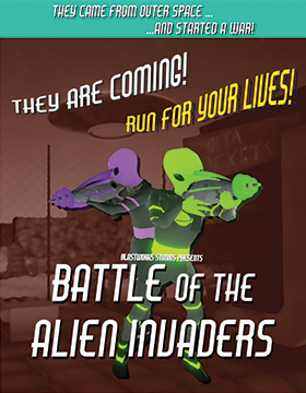 Game poster: Battle of the Alien Invaders
