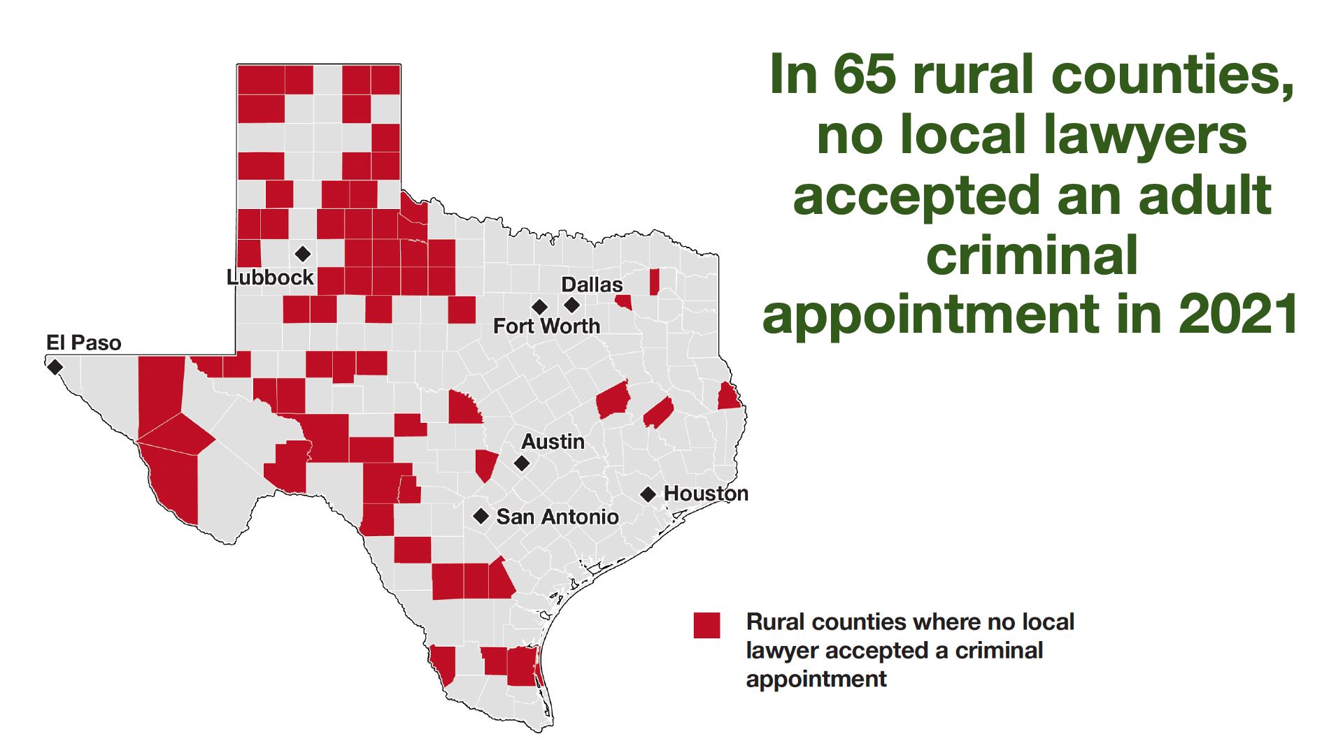 Greening Criminal Legal Deserts in Rural Texas - SMU Dedman School of Law