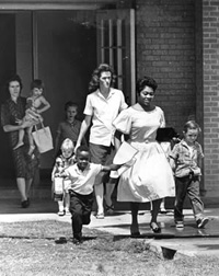 DISD Willie Pratt's first day of school 1961