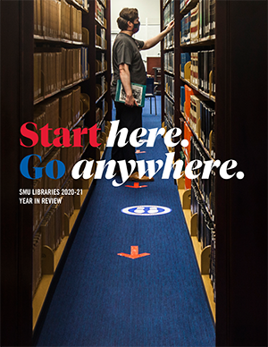 cover of 2020-2021 SMU Libraries Annual Report