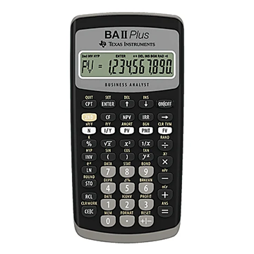 Texas Instruments BA II Plus calculator