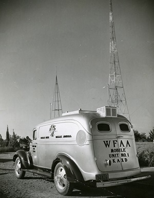 [Original WFAA remote radio truck], 1937